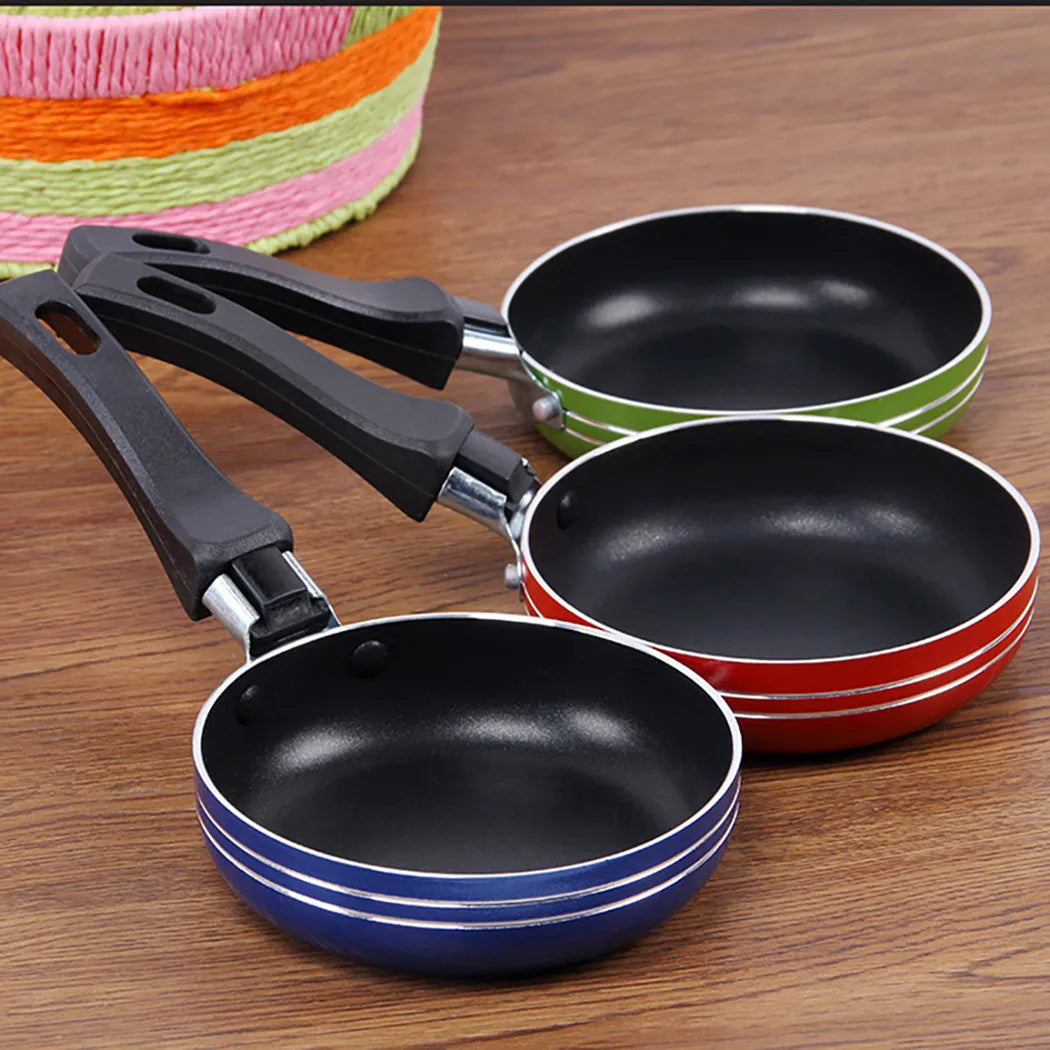 Vibrant Non-Stick Mini Frying Pan Collection