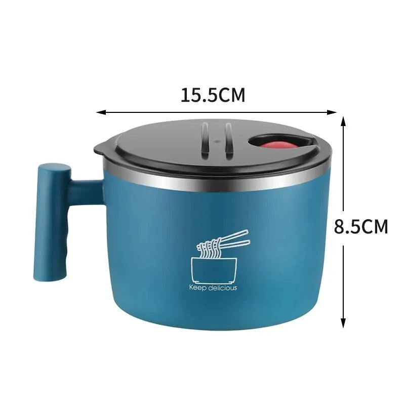 Premium Stainless Steel Multi-Function Noodle Bowl