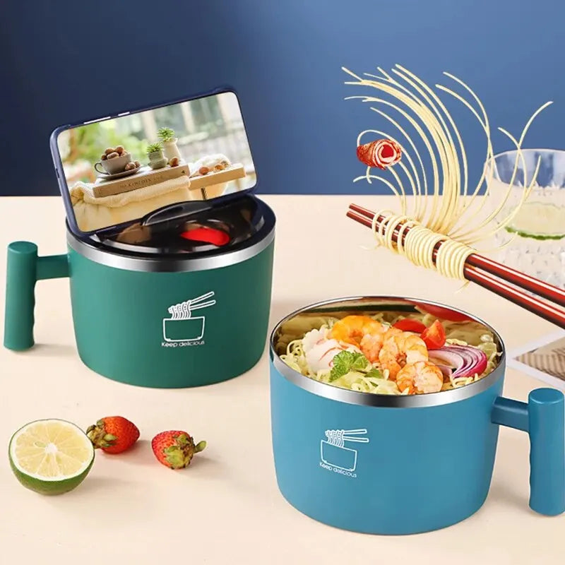 Premium Stainless Steel Multi-Function Noodle Bowl